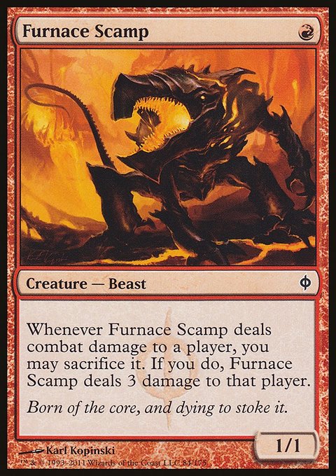 Furnace Scamp, New Phyrexia #84, Magic: The Gathering card