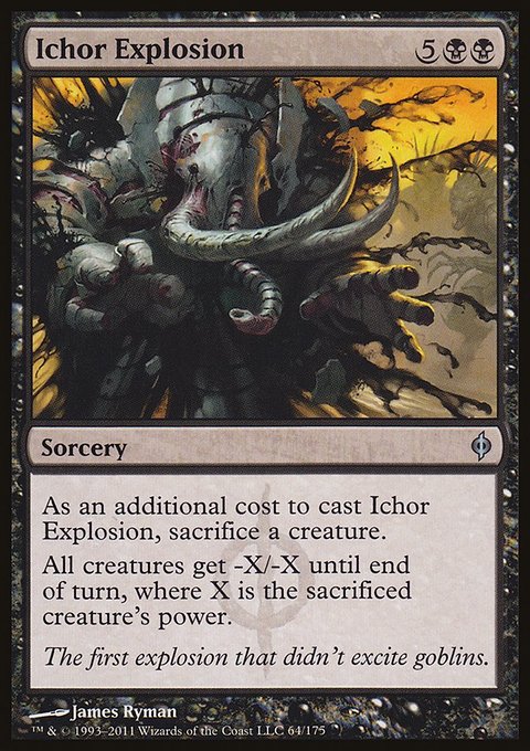 Ichor Explosion, New Phyrexia #64, Magic: The Gathering card