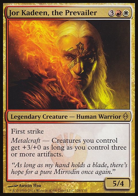 Jor Kadeen, the Prevailer, New Phyrexia #128, Magic: The Gathering card