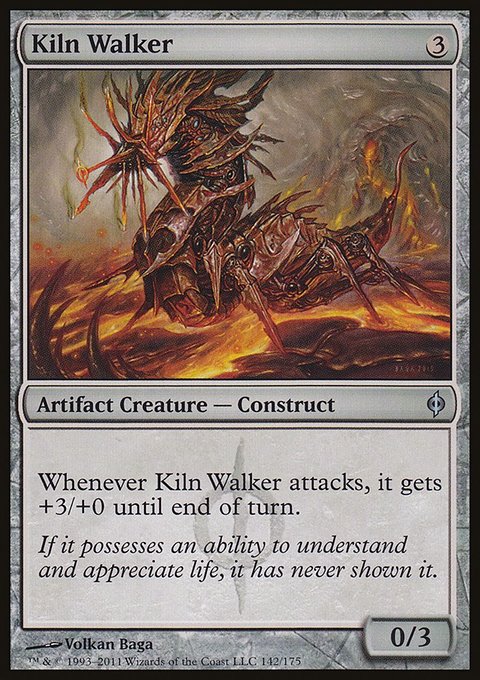 Kiln Walker, New Phyrexia #142, Magic: The Gathering card