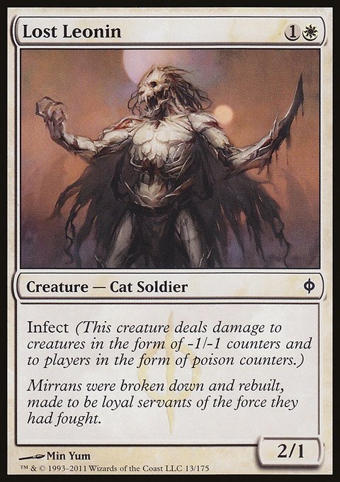 Lost Leonin, New Phyrexia #13, Magic: The Gathering card