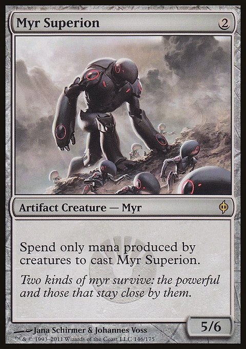 Myr Superion, New Phyrexia #146, Magic: The Gathering card