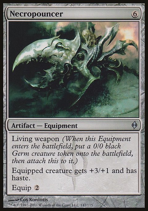 Necropouncer, New Phyrexia #147, Magic: The Gathering card
