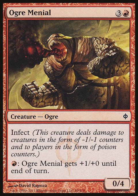 Ogre Menial, New Phyrexia #89, Magic: The Gathering card