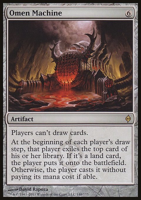 Omen Machine, New Phyrexia #148, Magic: The Gathering card