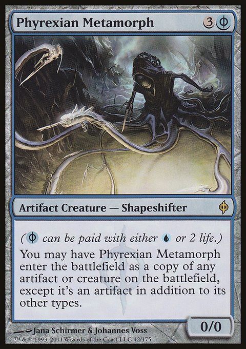 Phyrexian Metamorph, New Phyrexia #42, Magic: The Gathering card