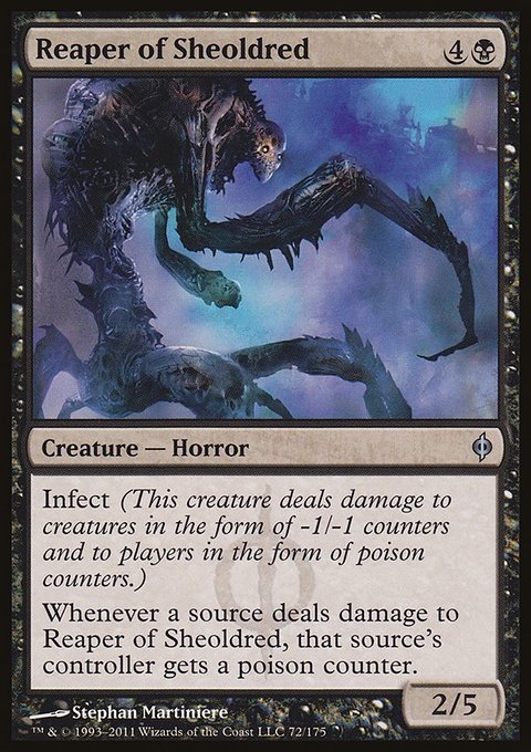 Reaper of Sheoldred, New Phyrexia #72, Magic: The Gathering card