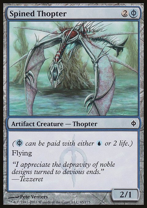 Spined Thopter, New Phyrexia #45, Magic: The Gathering card
