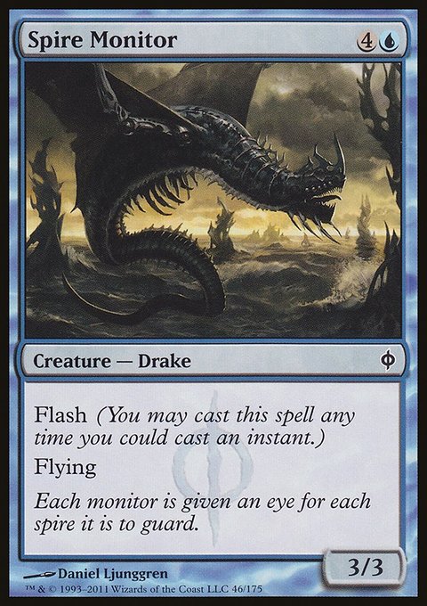 Spire Monitor, New Phyrexia #46, Magic: The Gathering card