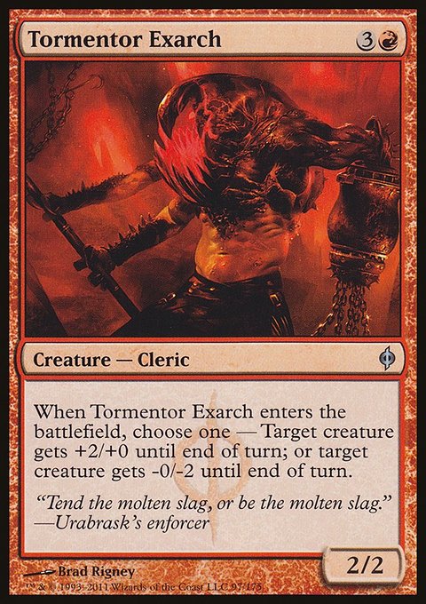 Tormentor Exarch, New Phyrexia #97, Magic: The Gathering card