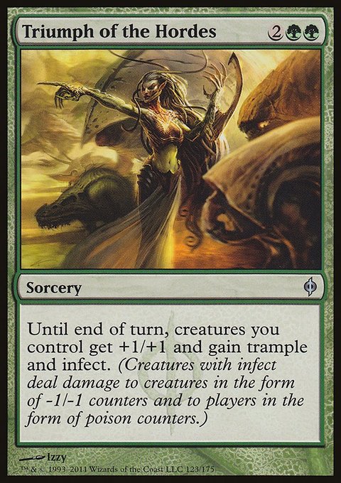 Triumph of the Hordes, New Phyrexia #123, Magic: The Gathering card