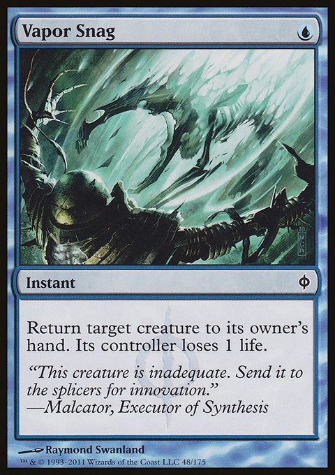 Vapor Snag, New Phyrexia #48, Magic: The Gathering card
