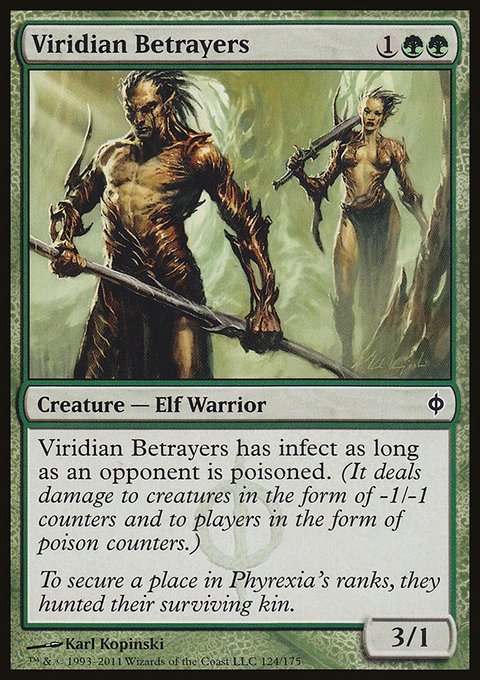 Viridian Betrayers, New Phyrexia #124, Magic: The Gathering card