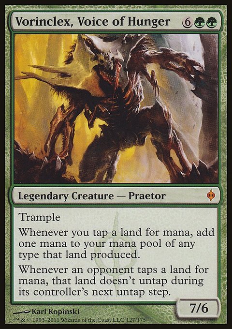 Vorinclex, Voice of Hunger, New Phyrexia #127, Magic: The Gathering card