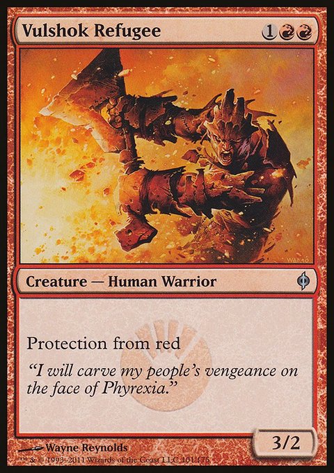Vulshok Refugee, New Phyrexia #101, Magic: The Gathering card