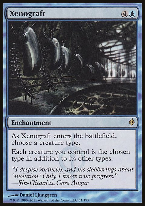 Xenograft, New Phyrexia #51, Magic: The Gathering card