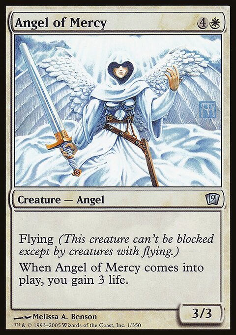 Angel of Mercy, Ninth Edition #1★, Magic: The Gathering card