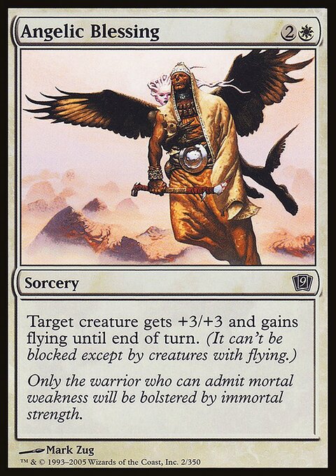 Angelic Blessing, Ninth Edition #2★, Magic: The Gathering card