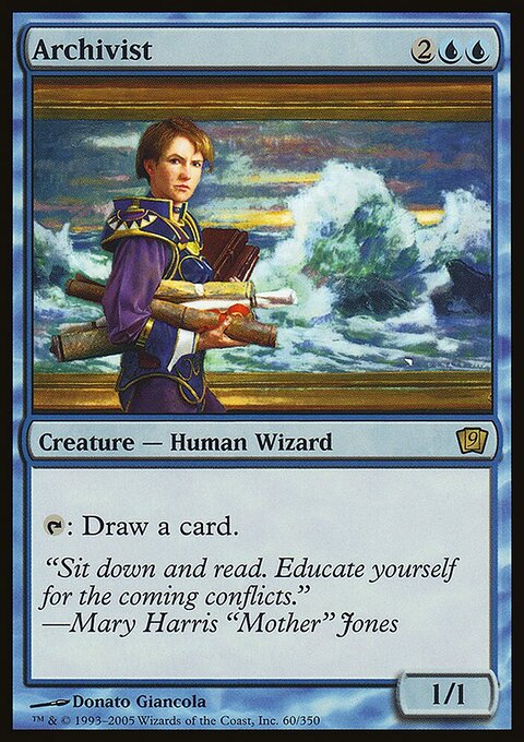 Archivist, Ninth Edition #60★, Magic: The Gathering card