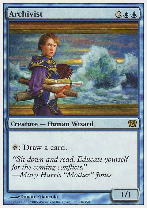 Archivist, Ninth Edition #60, Magic: The Gathering card