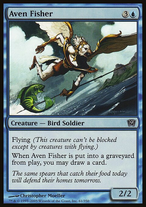 Aven Fisher, Ninth Edition #61★, Magic: The Gathering card