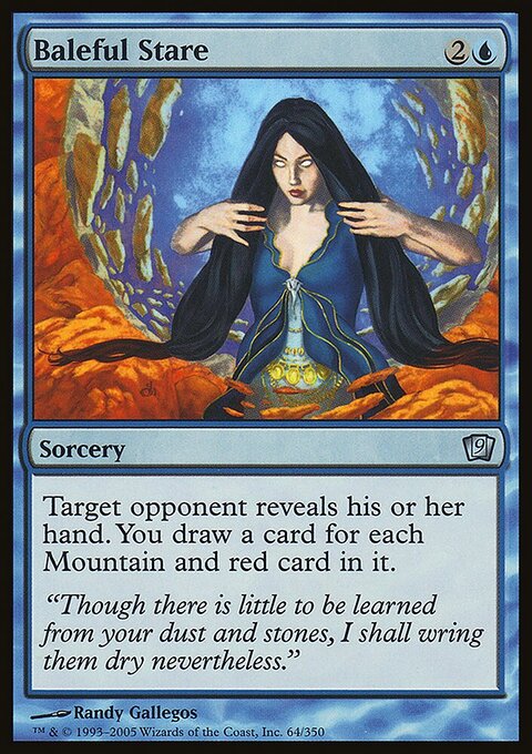 Baleful Stare, Ninth Edition #64★, Magic: The Gathering card