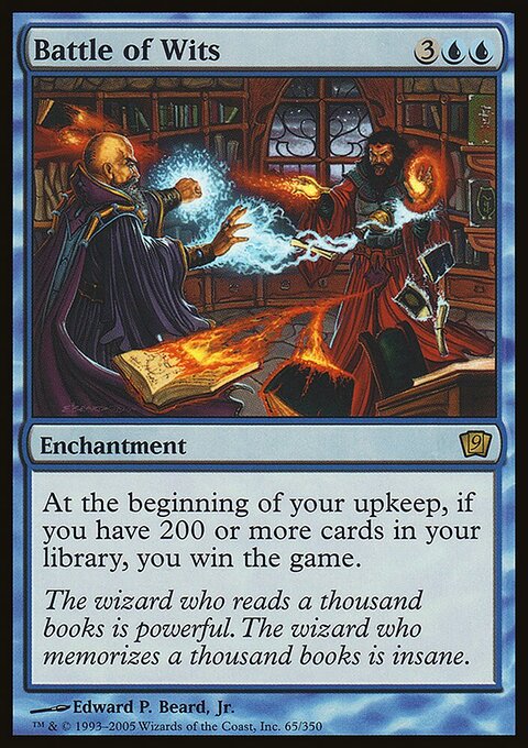 Battle of Wits, Ninth Edition #65★, Magic: The Gathering card