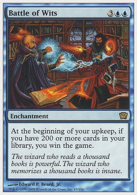 Battle of Wits, Ninth Edition #65, Magic: The Gathering card