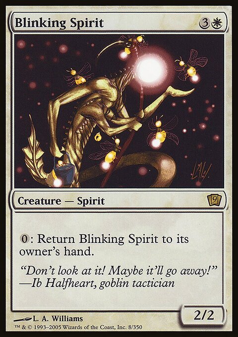 Blinking Spirit, Ninth Edition #8★, Magic: The Gathering card