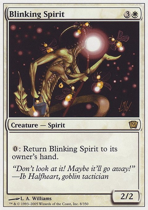 Blinking Spirit, Ninth Edition #8, Magic: The Gathering card