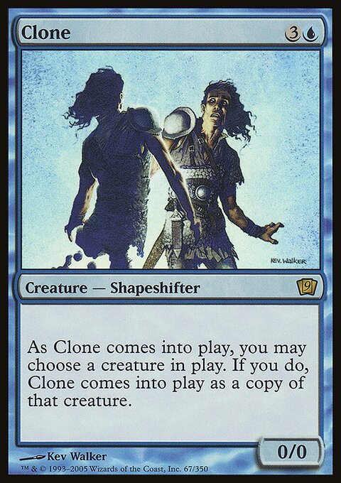 Clone, Ninth Edition #67★, Magic: The Gathering card