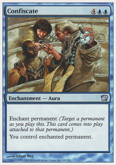 Confiscate, Ninth Edition #68, Magic: The Gathering card