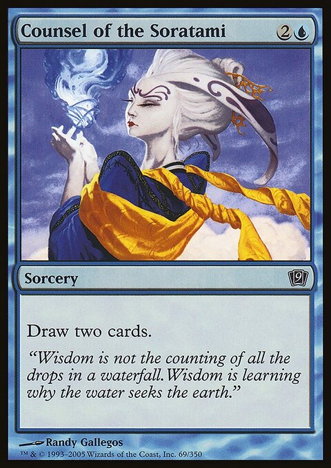 Counsel of the Soratami, Ninth Edition #69★, Magic: The Gathering card