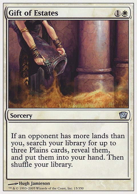 Gift of Estates, Ninth Edition #15, Magic: The Gathering card