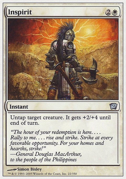 Inspirit, Ninth Edition #22, Magic: The Gathering card