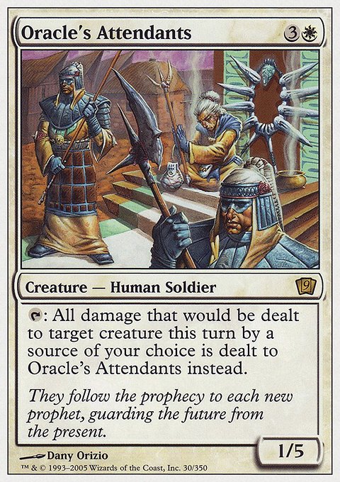 Oracle's Attendants, Ninth Edition #30, Magic: The Gathering card