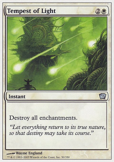 Tempest of Light, Ninth Edition #50, Magic: The Gathering card