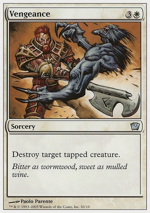 Vengeance, Ninth Edition #S2, Magic: The Gathering card