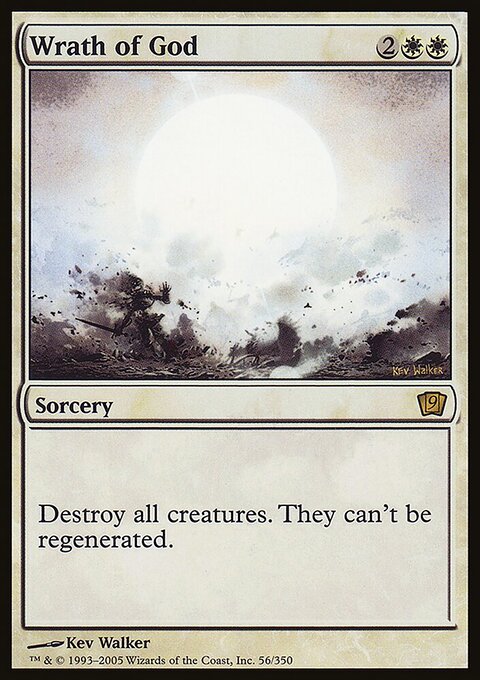 Wrath of God, Ninth Edition #56★, Magic: The Gathering card