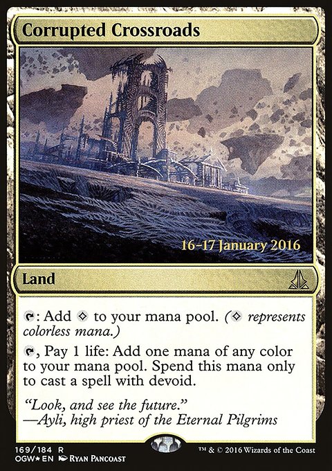 Corrupted Crossroads, Oath of the Gatewatch Promos #169s, Magic: The Gathering card