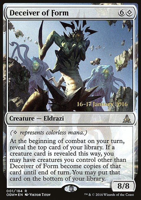 Deceiver of Form, Oath of the Gatewatch Promos #1s, Magic: The Gathering card