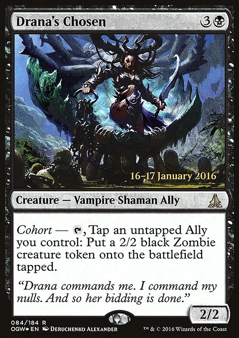 Drana's Chosen, Oath of the Gatewatch Promos #84s, Magic: The Gathering card