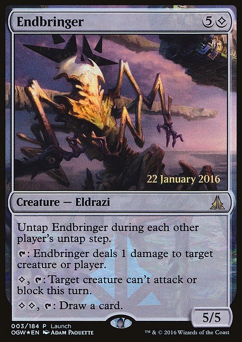 Endbringer, Oath of the Gatewatch Promos #3, Magic: The Gathering card