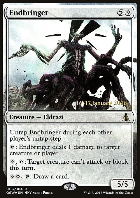 Endbringer, Oath of the Gatewatch Promos #3s, Magic: The Gathering card
