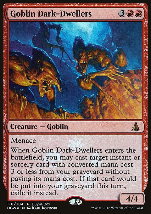 Goblin Dark-Dwellers, Oath of the Gatewatch Promos #110, Magic: The Gathering card