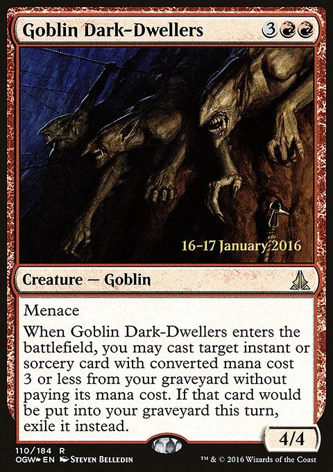 Goblin Dark-Dwellers, Oath of the Gatewatch Promos #110s, Magic: The Gathering card