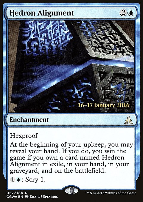 Hedron Alignment, Oath of the Gatewatch Promos #57s, Magic: The Gathering card