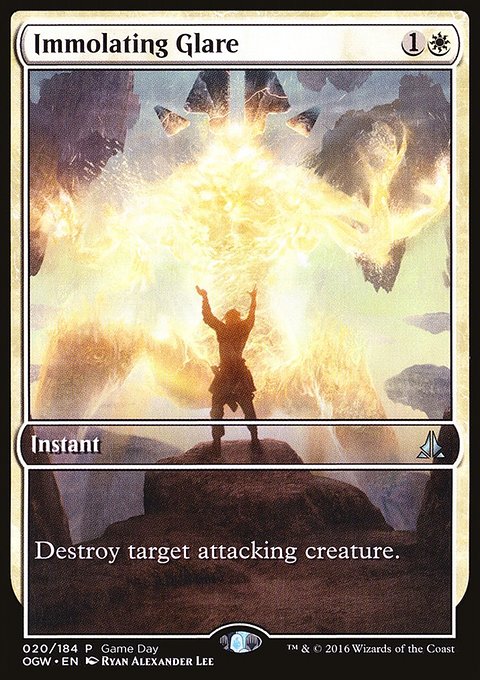Immolating Glare, Oath of the Gatewatch Promos #20, Magic: The Gathering card