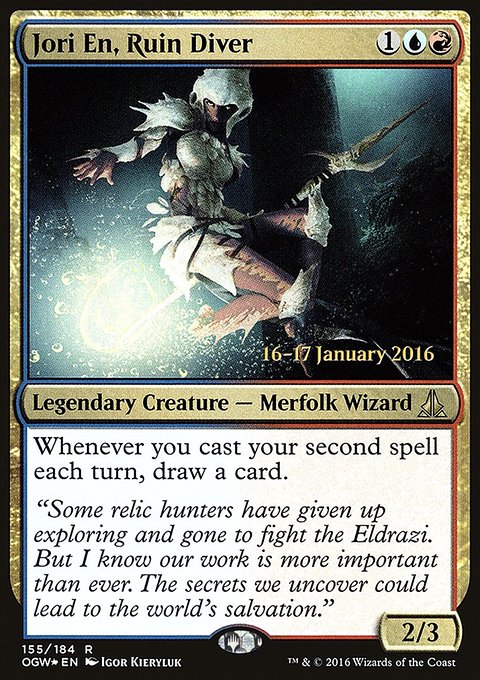 Jori En, Ruin Diver, Oath of the Gatewatch Promos #155s, Magic: The Gathering card
