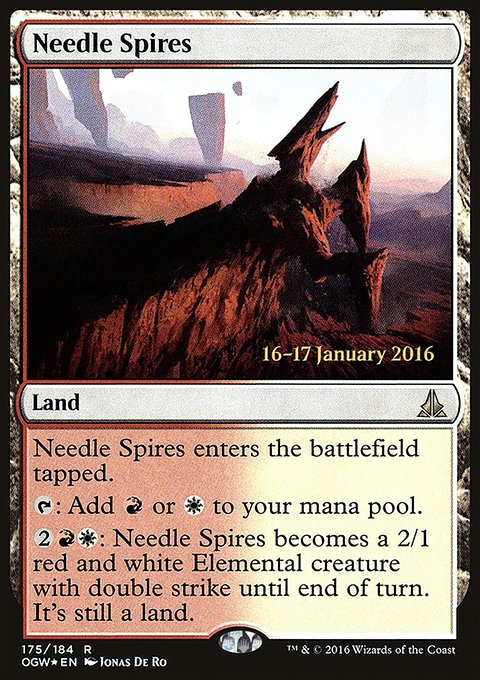 Needle Spires, Oath of the Gatewatch Promos #175s, Magic: The Gathering card